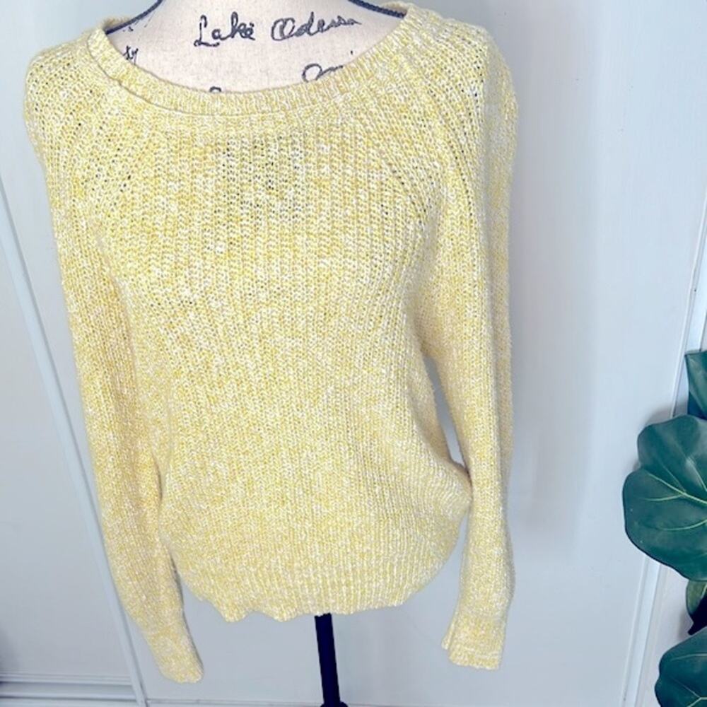 Free People Womens Electric City Knit Long Sleeves Pullover Sweater size Medium - Picture 4 of 8